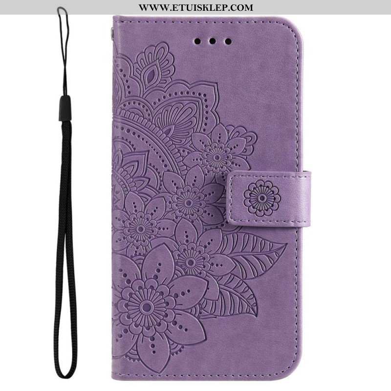 Obudowa Etui Na Telefon do Poco M4 5G z Łańcuch Paskowata Mandala